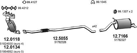 ASSO ART4327 - Impianto gas scarico autozon.pro