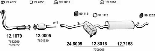 ASSO ART0658 - Impianto gas scarico autozon.pro