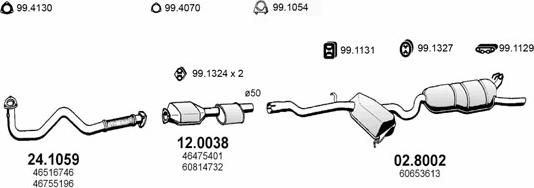 ASSO ART0029 - Impianto gas scarico autozon.pro