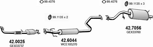 ASSO ART0187 - Impianto gas scarico autozon.pro