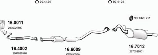 ASSO ART1164 - Impianto gas scarico autozon.pro