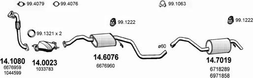 ASSO ART1101 - Impianto gas scarico autozon.pro