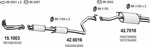 ASSO ART1122 - Impianto gas scarico autozon.pro