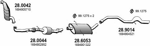 ASSO ART3996 - Impianto gas scarico autozon.pro