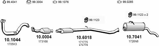 ASSO ART3957 - Impianto gas scarico autozon.pro