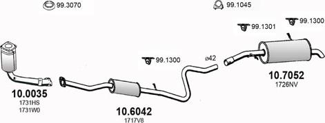 ASSO ART3972 - Impianto gas scarico autozon.pro