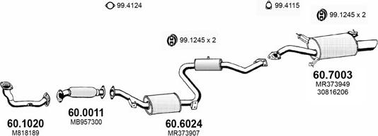 ASSO ART3467 - Impianto gas scarico autozon.pro