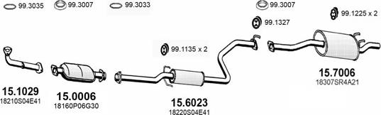 ASSO ART3410 - Impianto gas scarico autozon.pro