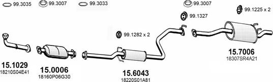 ASSO ART3411 - Impianto gas scarico autozon.pro