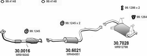 ASSO ART3472 - Impianto gas scarico autozon.pro