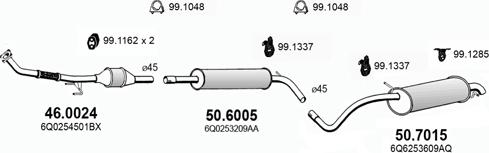 ASSO ART3641 - Impianto gas scarico autozon.pro