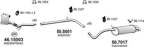 ASSO ART3643 - Impianto gas scarico autozon.pro