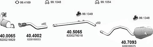 ASSO ART3002 - Impianto gas scarico autozon.pro