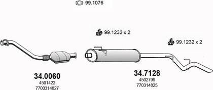 ASSO ART3014 - Impianto gas scarico autozon.pro