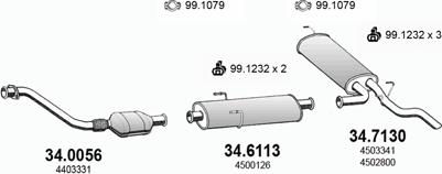 ASSO ART3010 - Impianto gas scarico autozon.pro