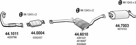 ASSO ART3076 - Impianto gas scarico autozon.pro