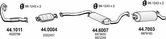 ASSO ART3073 - Impianto gas scarico autozon.pro