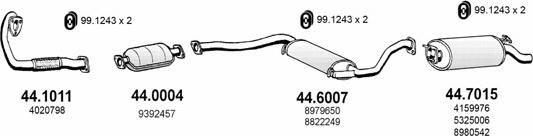 ASSO ART3072 - Impianto gas scarico autozon.pro