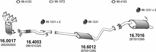 ASSO ART3394 - Impianto gas scarico autozon.pro