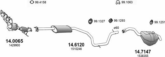 ASSO ART3347 - Impianto gas scarico autozon.pro