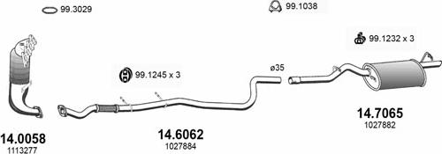 ASSO ART3353 - Impianto gas scarico autozon.pro