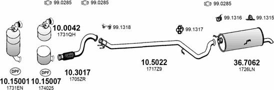 ASSO ART3248 - Impianto gas scarico autozon.pro