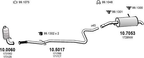 ASSO ART3243 - Impianto gas scarico autozon.pro