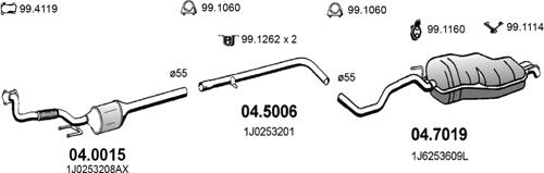 ASSO ART3760 - Impianto gas scarico autozon.pro