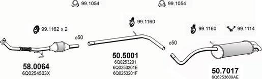 ASSO ART3713 - Impianto gas scarico autozon.pro