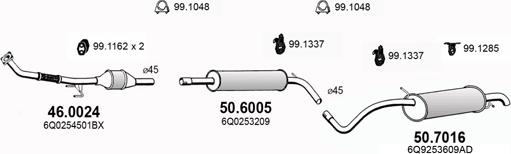 ASSO ART3712 - Impianto gas scarico autozon.pro