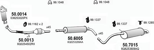 ASSO ART3717 - Impianto gas scarico autozon.pro