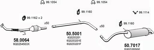 ASSO ART3785 - Impianto gas scarico autozon.pro