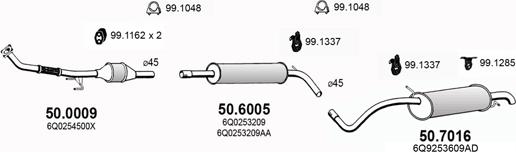 ASSO ART3720 - Impianto gas scarico autozon.pro