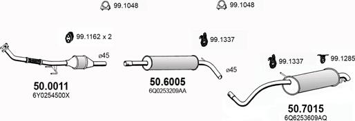 ASSO ART3723 - Impianto gas scarico autozon.pro