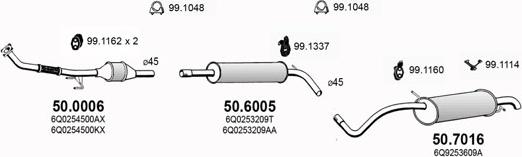 ASSO ART2953 - Impianto gas scarico autozon.pro