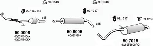 ASSO ART2952 - Impianto gas scarico autozon.pro