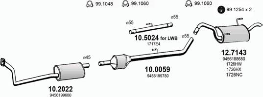 ASSO ART2964 - Impianto gas scarico autozon.pro