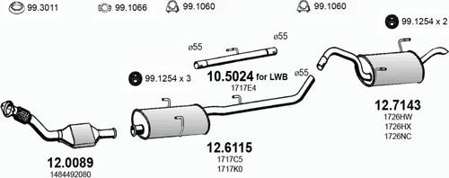 ASSO ART2965 - Impianto gas scarico autozon.pro