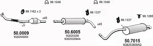 ASSO ART2924 - Impianto gas scarico autozon.pro