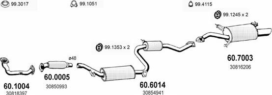 ASSO ART2481 - Impianto gas scarico autozon.pro