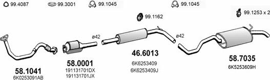 ASSO ART2636 - Impianto gas scarico autozon.pro