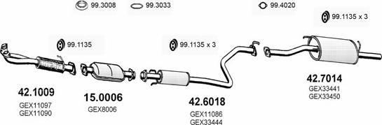 ASSO ART2190 - Impianto gas scarico autozon.pro