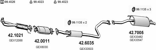 ASSO ART2183 - Impianto gas scarico autozon.pro