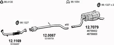 ASSO ART2852 - Impianto gas scarico autozon.pro