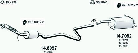 ASSO ART2866 - Impianto gas scarico autozon.pro