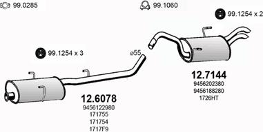 ASSO ART2836 - Impianto gas scarico autozon.pro