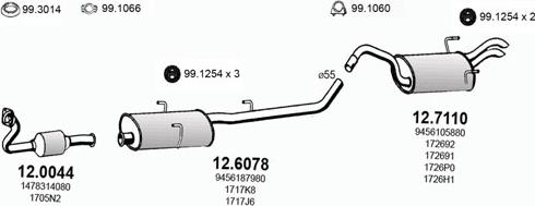 ASSO ART2838 - Impianto gas scarico autozon.pro