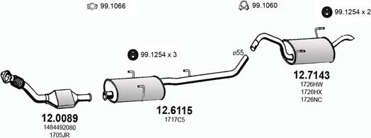 ASSO ART2833 - Impianto gas scarico autozon.pro