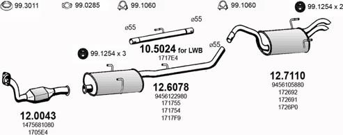 ASSO ART2828 - Impianto gas scarico autozon.pro