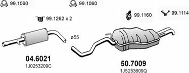 ASSO ART2367 - Impianto gas scarico autozon.pro